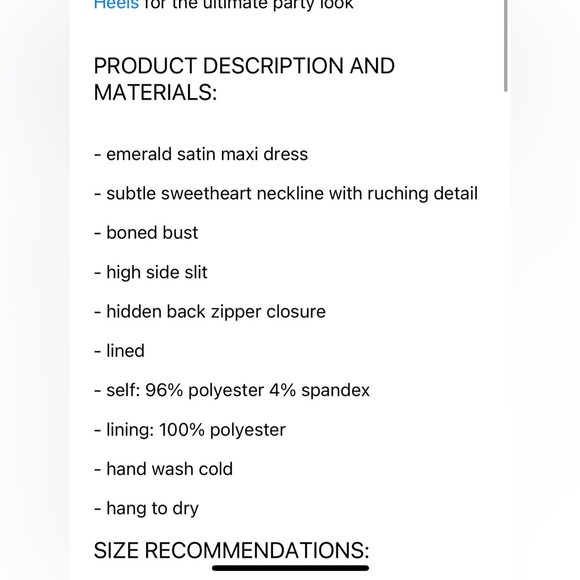 SOLD Emerald maxi dress - Picture 3 of 5